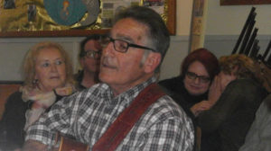 Photo by Cathy Cooke Ciffie Carter of Samsonville had many attendees at St. David’s United Church in Port Hastings singing along to his rendition of “Lord, I Hope This Day Is Good,” during the late stages of the Celtic Colours “Causeway Song Session” on October 14.  