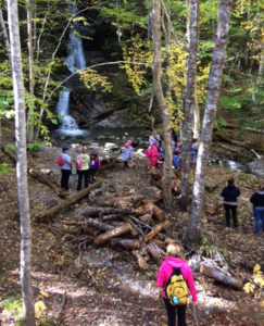 Girl Guides and leaders were shuttled by Strait Area Transit to Myles Doyle Waterfalls in Melford on October 15.
