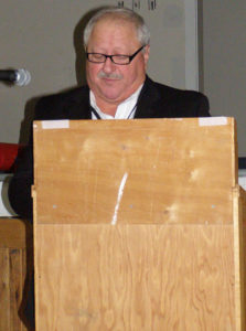 Antigonish County Warden Russell Boucher was also at the Community Economic Development Initiative workshop on November 24. 