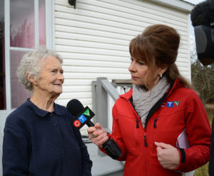 CTV's Cindy Day also conducted interviews at the conclusion of yesterday's ceremony.