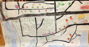 This map of Havre Boucher was designed by Coady participants and community members.