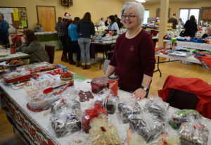 The annual Christmas Holiday Bonanza in D’Escousse was made festive thanks to the good grub offered by people like Shelia Britten. 