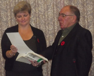 Former Richmond Warden James Goyetche, elected earlier this fall as the councillor for the municipality’s new district 1, was sworn in by Supreme Court Justice Laurie Halfpenny-MacQuarrie at a ceremony held last week in Arichat. 